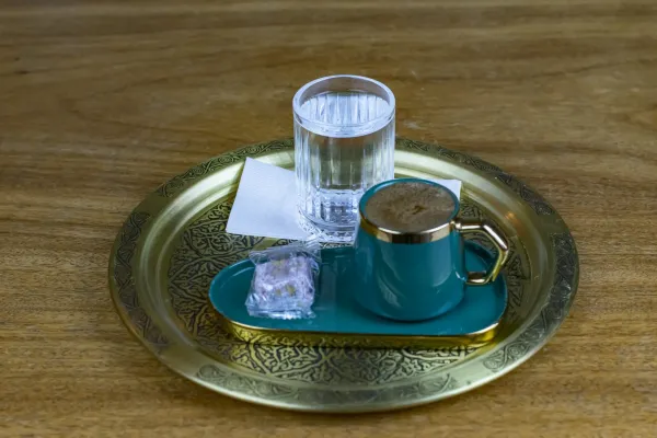 قهوة تركية مزدوجة